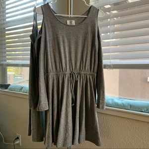 Anthropologie Lili’s Closet Gray Dress